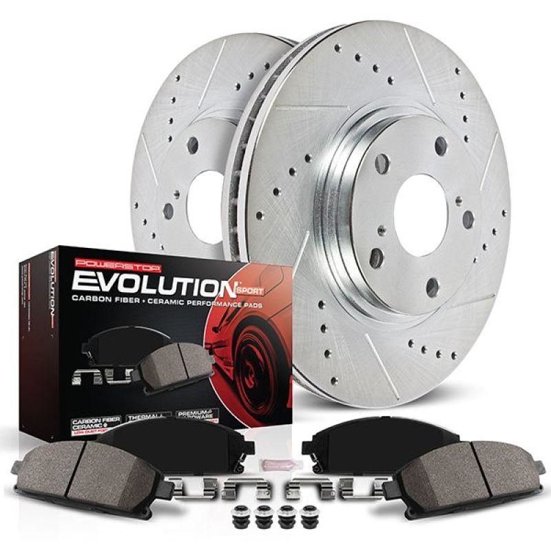 Power Stop 2021 Cadillac XT5 Front Z23 Evolution Brake Kit