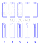 King Toyota 1ZZ-FE (Size .25) Main Bearing Set