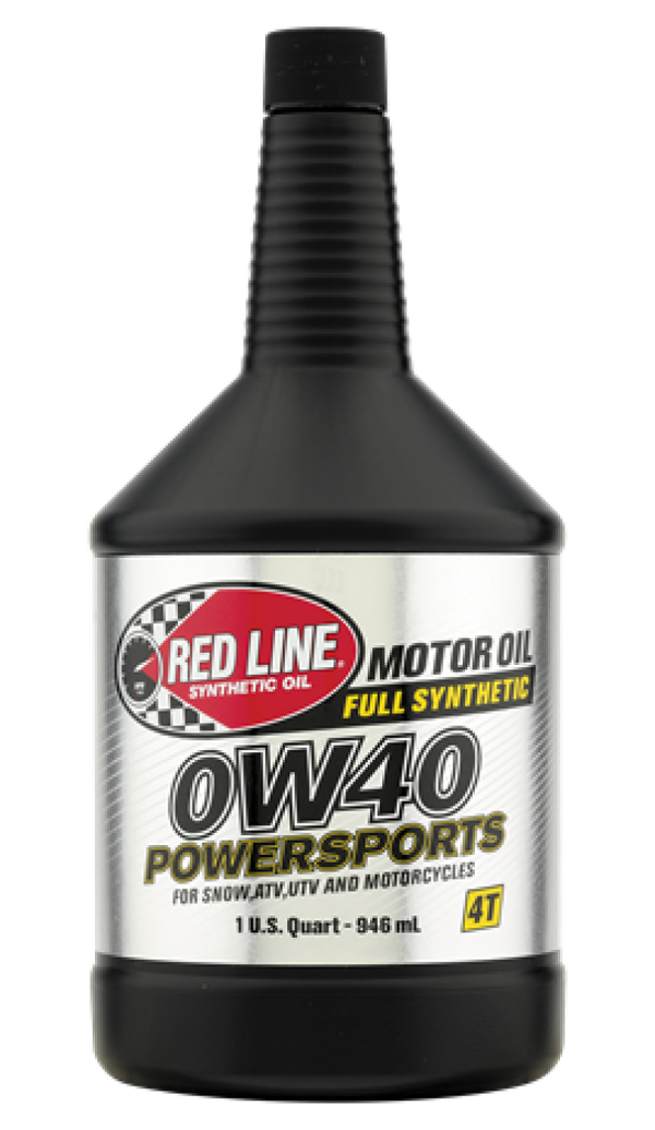 Red Line 0W40 Motor Oil Quart (For Four-Stroke Dirt Bikes/ ATVs/) - Case of 12