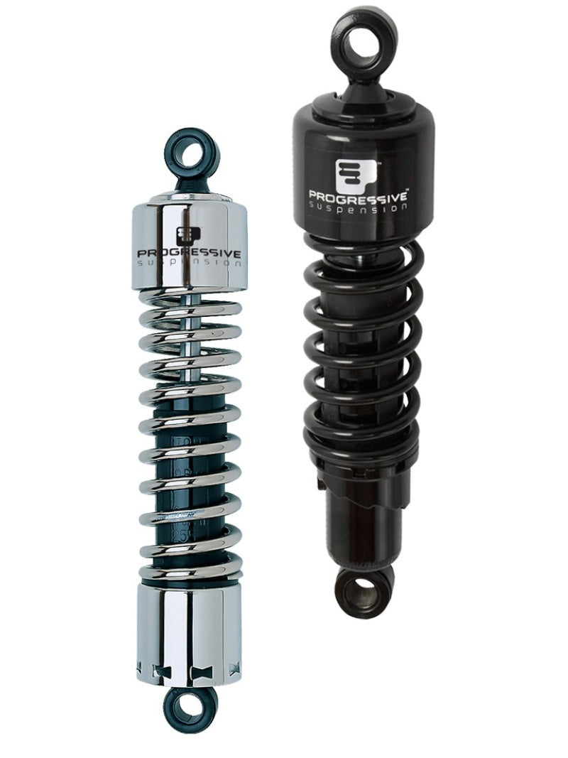 Progressive Harley 412 Series Shock 11.0in Full - Chrome