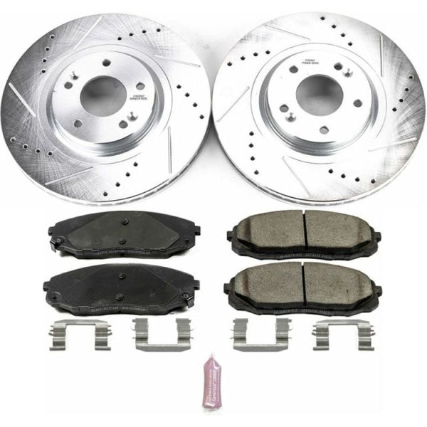 Power Stop 15-19 Kia Sedona Front Z23 Evolution Sport Brake Kit