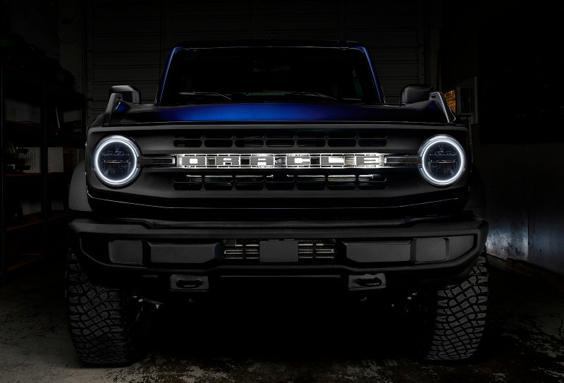 Oracle 2021 Ford Bronco Base Headlight LED Halo Kit - ColorSHIFT - w/ BC1 Controller