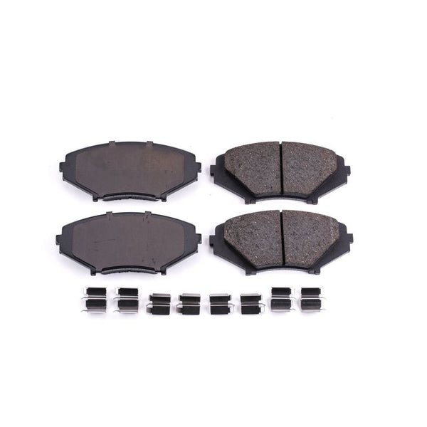 Power Stop 04-11 Mazda RX-8 Front Z17 Evolution Ceramic Brake Pads w/Hardware