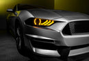 Oracle 18-21 Ford Mustang Dynamic DRL Upgrade w/ Halo Kit & Sequential Turn Signal - ColorSHIFT