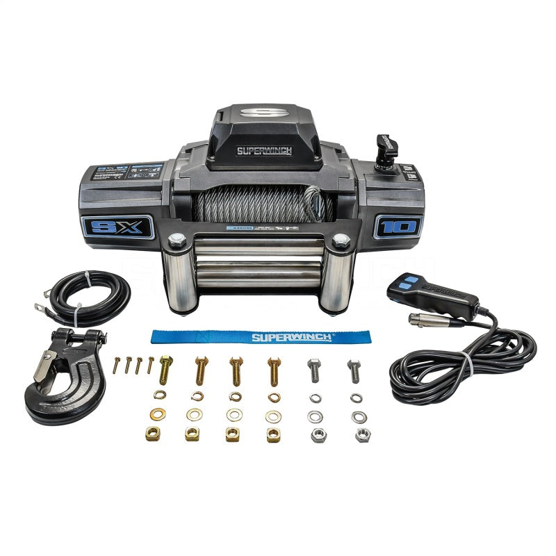 Superwinch 10000 LBS 12 VDC 3/8in x 85ft Synthetic Rope SX 10000 Winch