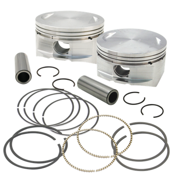 S&S Cycle Piston Set 3.927in .010in Flattop