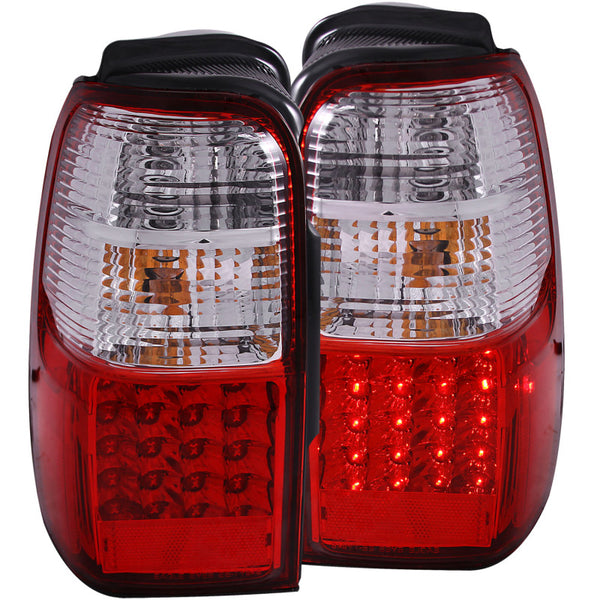 ANZO 2001-2002 Toyota 4 Runner LED Taillights Red/Clear