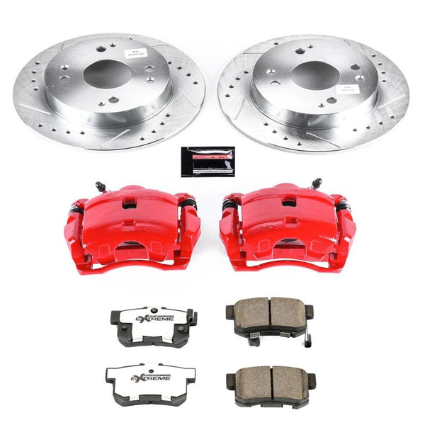 Power Stop 91-97 Honda Accord Rear Z26 Street Warrior Brake Kit w/Calipers