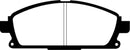 EBC 97-00 Infiniti Q45 4.1 Greenstuff Front Brake Pads