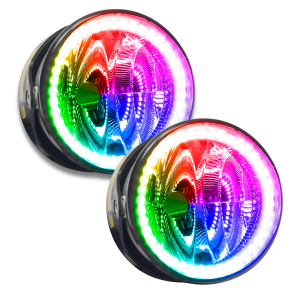 Oracle Lincoln Navigator 03-05 LED Fog Halo Kit - ColorSHIFT