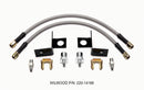 Wilwood Flexline Kit 14 inch -3 M10-1.00 IF 1/8 NPT Straight