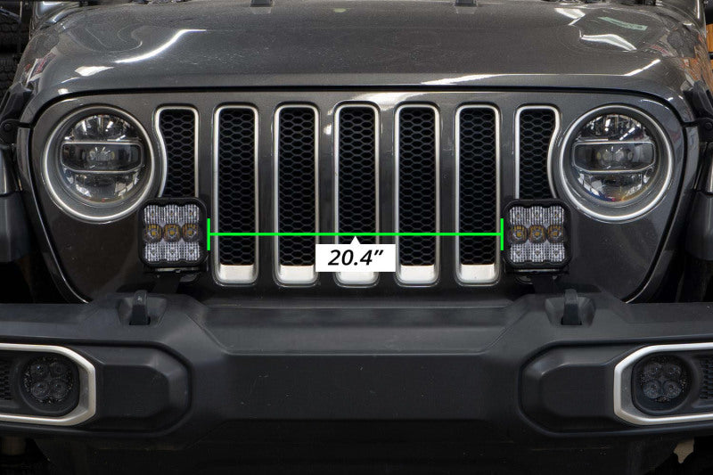 Diode Dynamics Jeep JL SS5 CrossLink Bumper Lightbar Kit Pro Driving