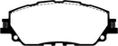 EBC 2019+ Lexus UX200 2.0L Turbo Greenstuff Front Brake Pads