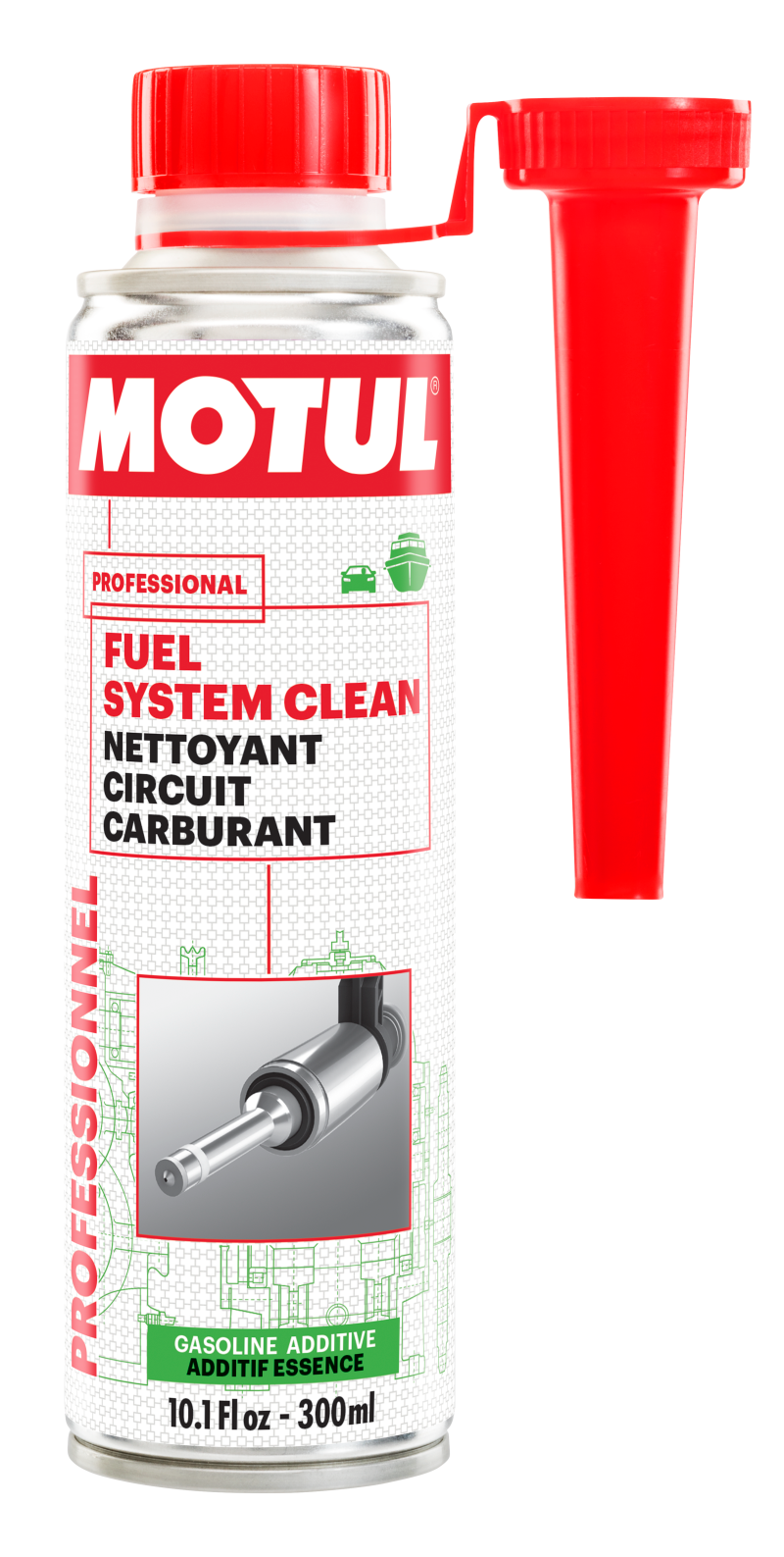 Motul 300ml Fuel System Clean Auto Additive - Case of 12