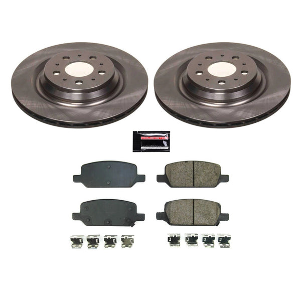 Power Stop 17-21 Tesla 3 Rear Autospecialty Brake Kit