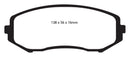 EBC 08+ Suzuki Grand Vitara 2.4 Greenstuff Front Brake Pads