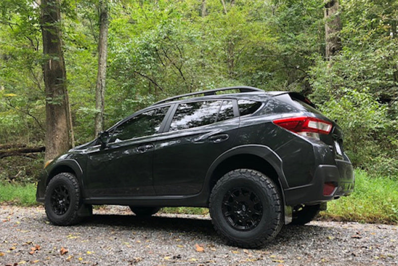 Rally Armor 18-22 Subaru Crosstrek Lift/AT Red UR Mud Flap w/ Black Logo