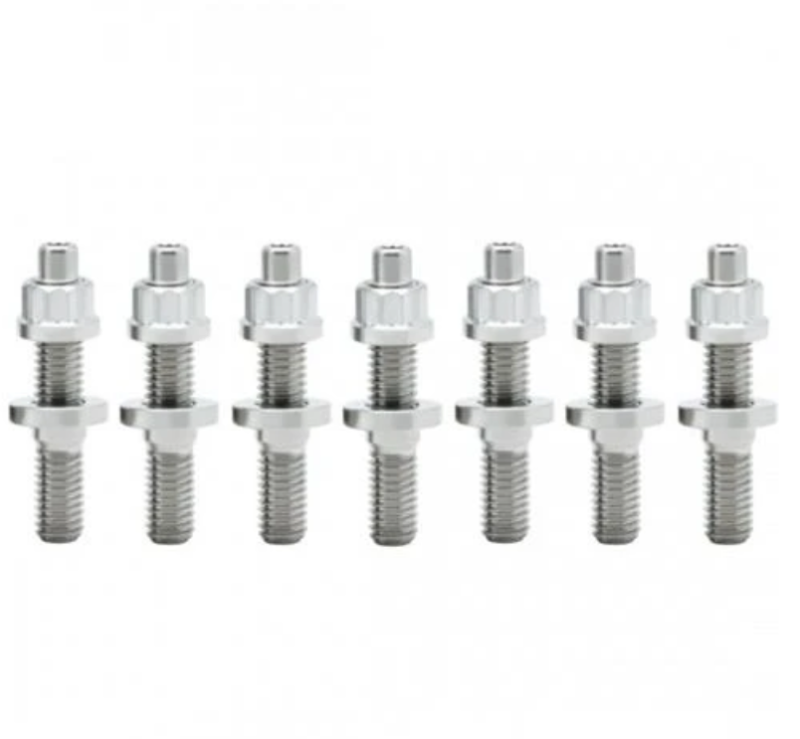 BLOX Racing SUS303 Stainless Steel Exhaust Manifold Stud Kit M8 x 1.25mm 45mm in Length - 7-piece