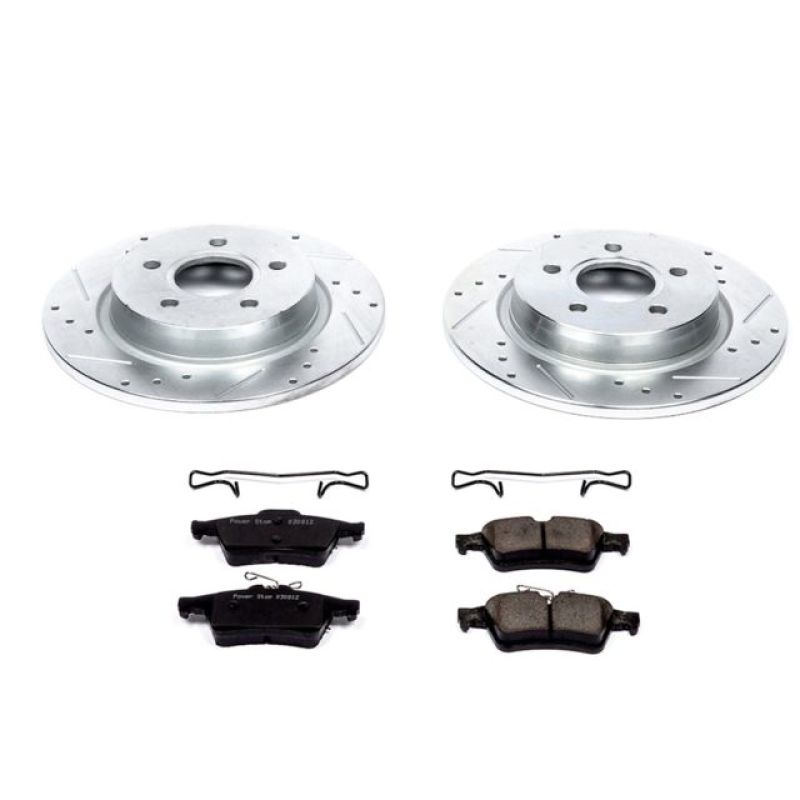 Power Stop 08-13 Volvo C30 Rear Z23 Evolution Sport Brake Kit