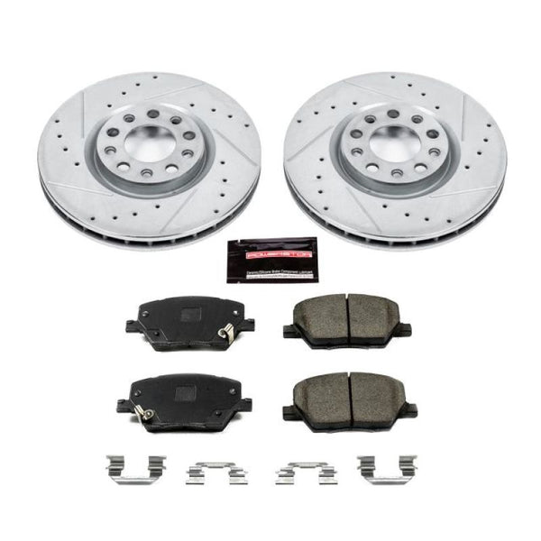 Power Stop 16-18 Fiat 500X Front Z23 Evolution Sport Brake Kit