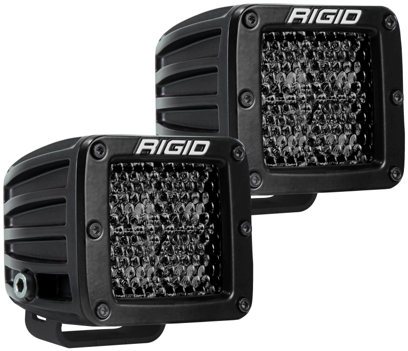 Rigid Industries D Series PRO Midnight Edition - Spot - Diffpaired - Pair