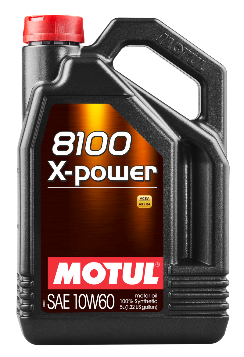 Motul 5L Synthetic Engine Oil 8100 10W60 X-Power - Case of 4
