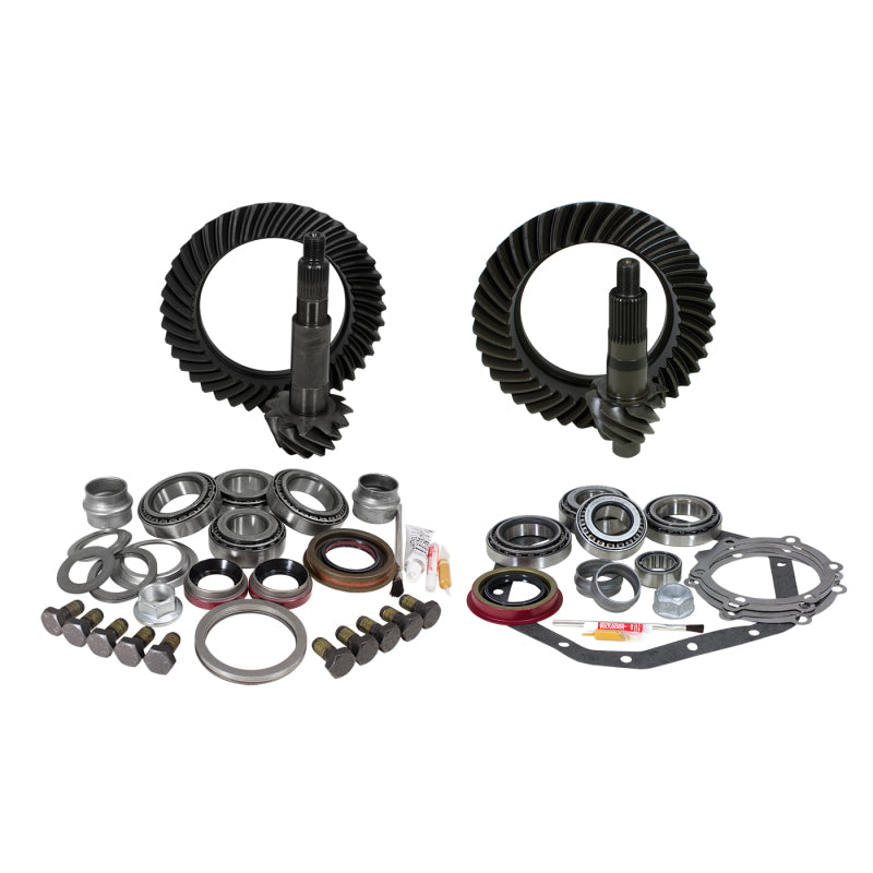 Yukon Gear Gear & Install Kit Package For Reverse Rotation Dana 60 & 99 & up GM 14T 5.38 thick