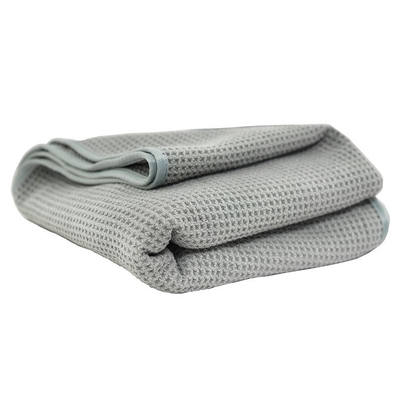 Chemical Guys Waffle Weave Gray Matter Microfiber Drying Towel - 36in x 25in - Case of 12