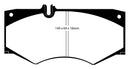 EBC 02-08 Mercedes-Benz G500 5.0 Yellowstuff Front Brake Pads