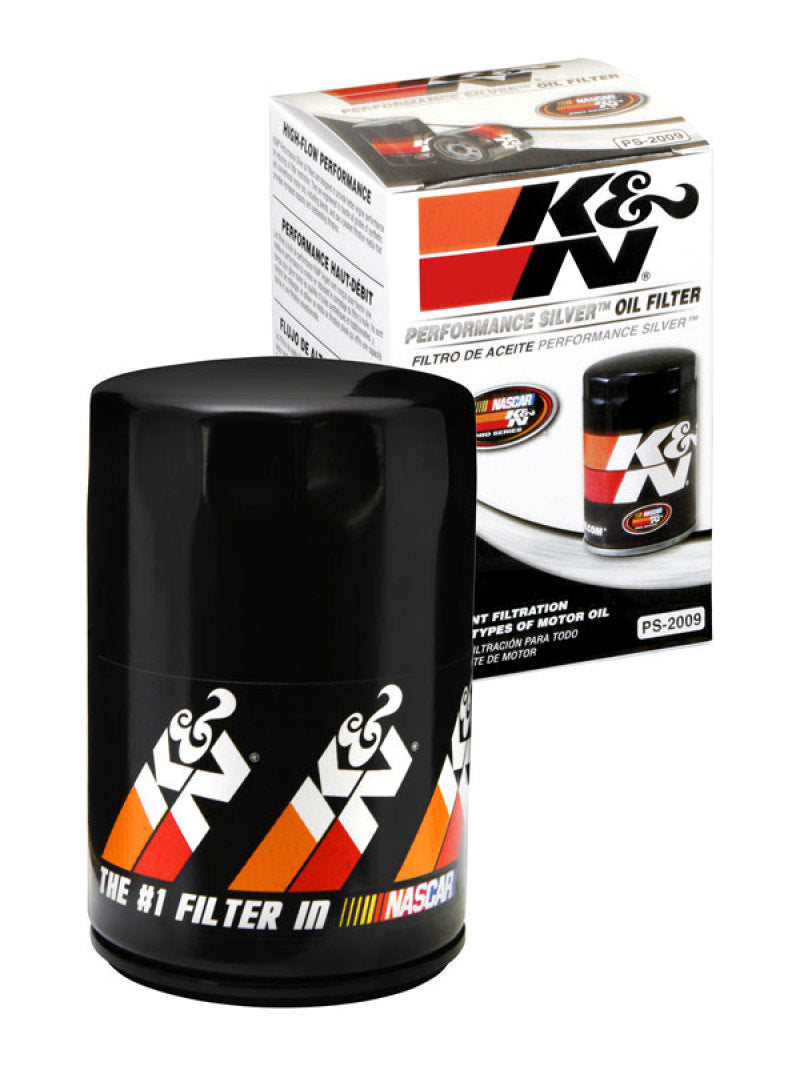 K&N Oil Filter for Ford/Lincoln/Mercury/Mazda/Chrysler/Dodge/Jeep/Jaguar 3in OD x 5.063in H