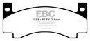 EBC 71-72 Amc Ambassador 4.2 Yellowstuff Front Brake Pads