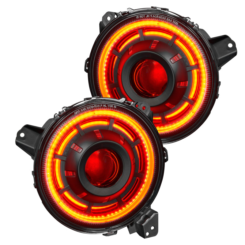 Oracle Oculus Bi-LED Projector Headlights for Jeep JL/Gladiator JT - ColorSHIFT 2