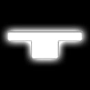 ORACLE Lighting Universal Illuminated LED Letter Badges - Matte White Surface Finish - T