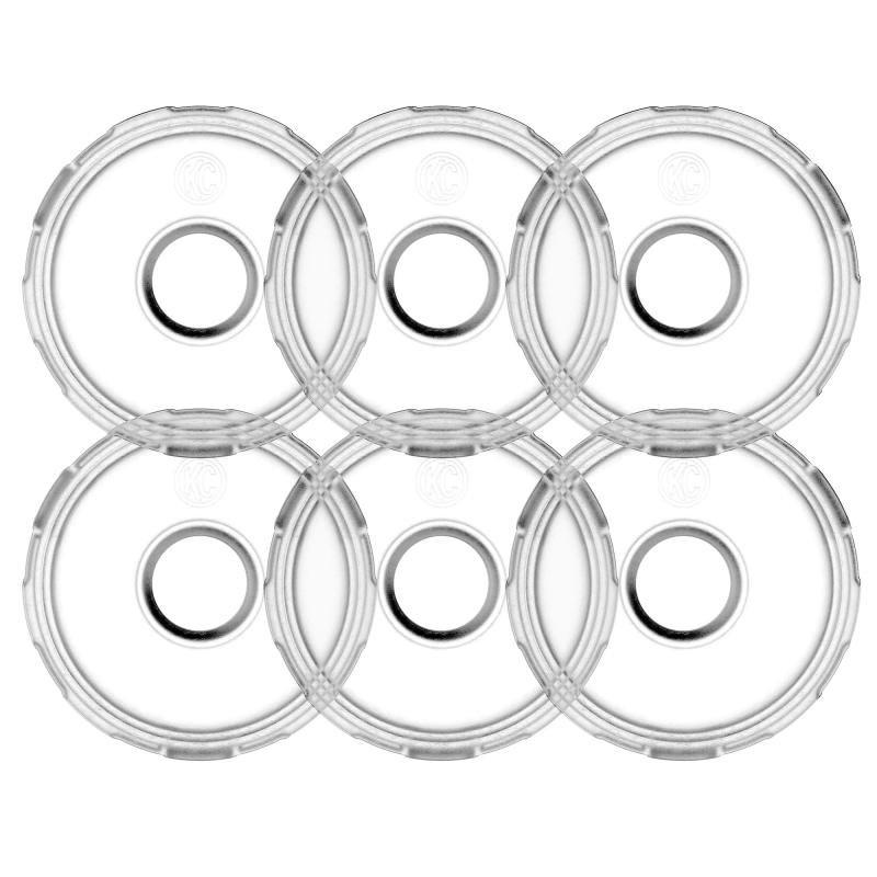 KC HiLiTES Cyclone V2 LED - Replacement Lens - Diffpaired - 6-PK