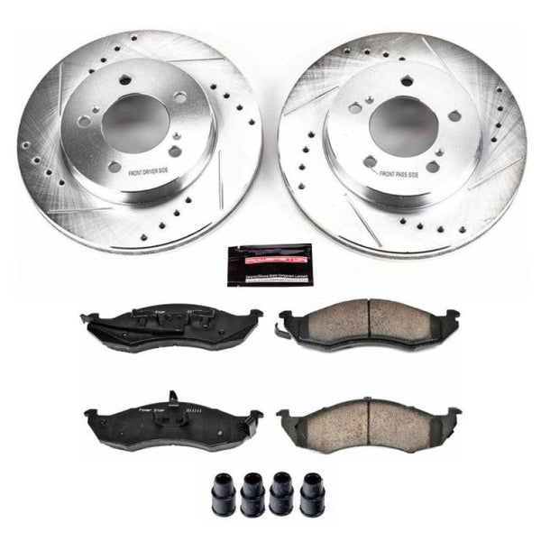 Power Stop 93-02 Mercury Villager Front Z23 Evolution Sport Brake Kit