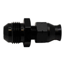 DeatschWerks 8AN Male Flare to 5/16in Hardline Compression Adapter - Anodized Matte Black