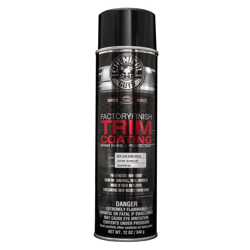 Chemical Guys Factory Finish Trim Coating & Protectant for Rubber/Plastic/Vinyl - Case of 6