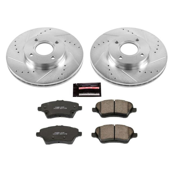 Power Stop 14-19 Ford Fiesta Front Z23 Evolution Sport Brake Kit