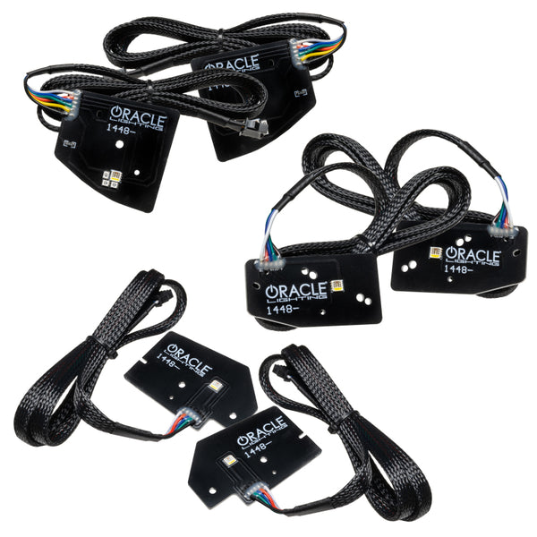 Oracle 19-21 RAM 1500 Projector LED Headlight DRL Upgrade Kit - ColorSHIFT RGBW+A w/o Controller