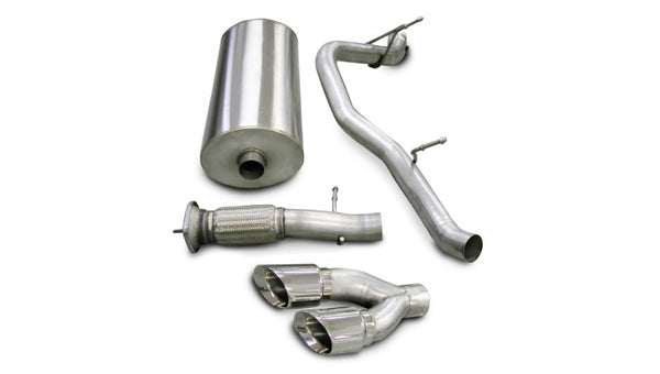 Corsa 07-10 Cadillac Escalade 6.2L V8 Polished Sport Cat-Back Exhaust