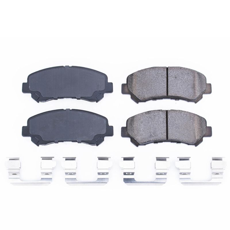 Power Stop 08-13 Nissan Rogue Front Z17 Evolution Ceramic Brake Pads w/Hardware