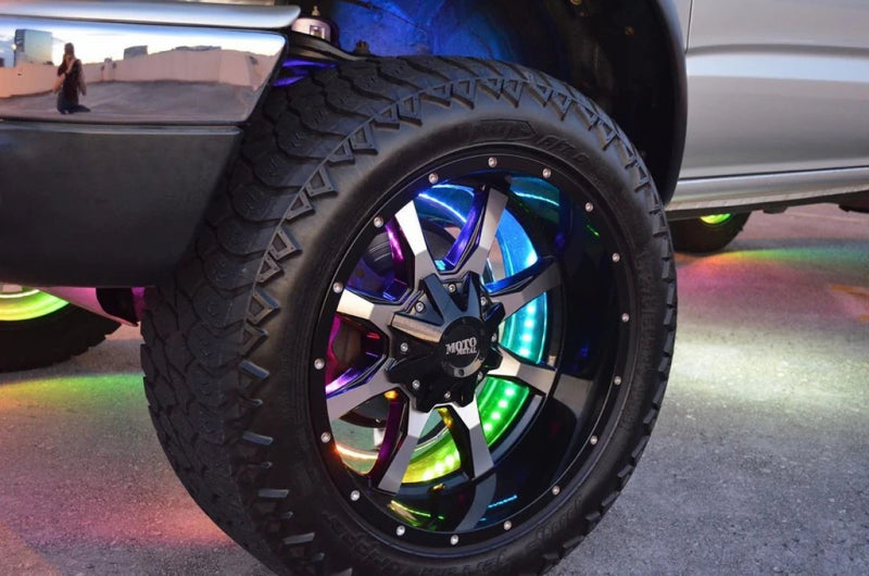 Oracle LED Illuminated Wheel Rings - ColorSHIFT Dynamic - ColorSHIFT - Dynamic