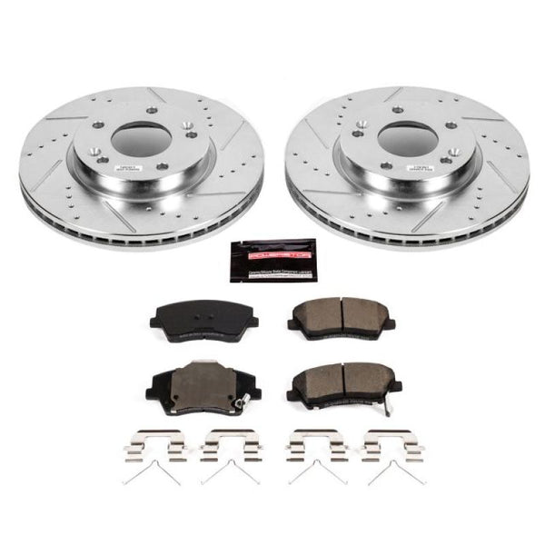 Power Stop 17-19 Hyundai Elantra Front Z23 Evolution Sport Brake Kit