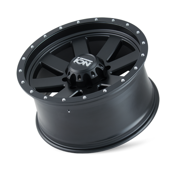 ION Type 134 18x9 / 5x139.7 BP / 18mm Offset / 108mm Hub Matte Black/Black Beadlock Wheel