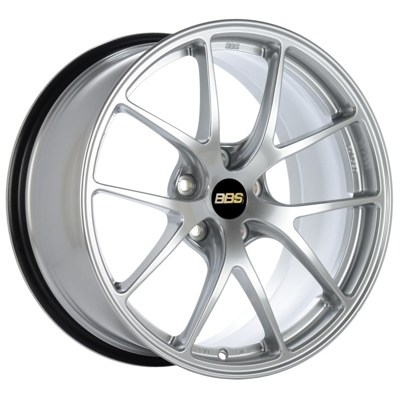 BBS RI-A 18x8.5 5x112 ET45 Diamond Silver Wheel -82mm PFS/Clip Required