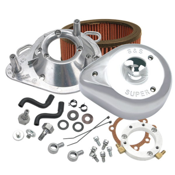 S&S Cycle Teardrop Air Cleaner Kit - Chrome