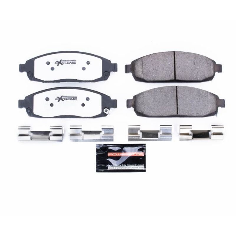 Power Stop 06-10 Jeep Commander Front Z26 Extreme Street Brake Pads w/Hardware