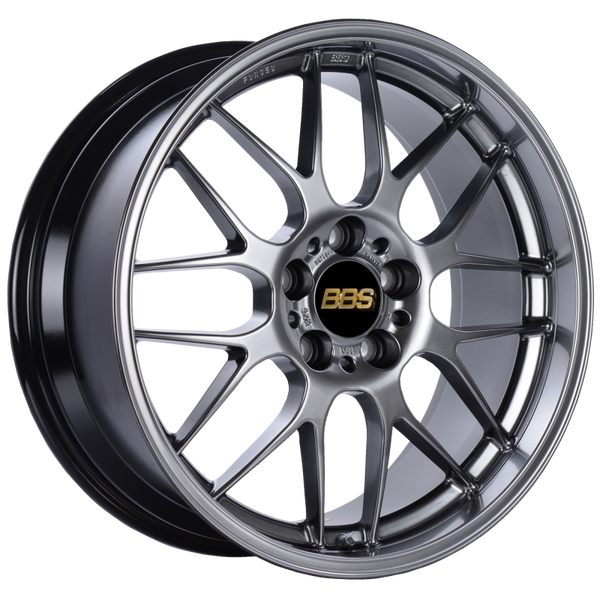 BBS RG-R 18x8.5 5x120 ET22 Diamond Black Wheel -82mm PFS/Clip Required