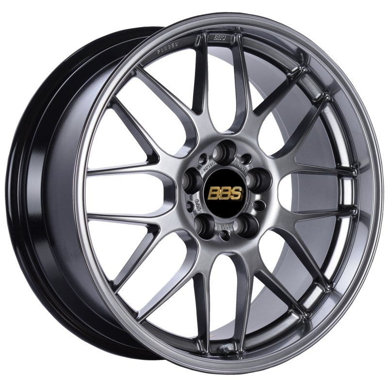 BBS RG-R 18x8.5 5x120 ET22 Diamond Black Wheel -82mm PFS/Clip Required