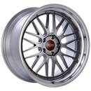 BBS LM 20x10 5x120 ET20 Diamond Black Center Diamond Cut Lip Wheel -82mm PFS/Clip Required